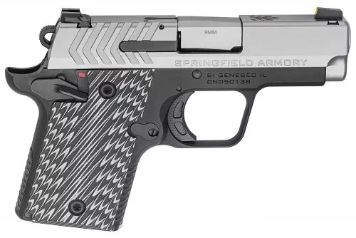 Springfield Armory PG9119S 911 9mm Single 2.7 6+1/7+1 Gray G10