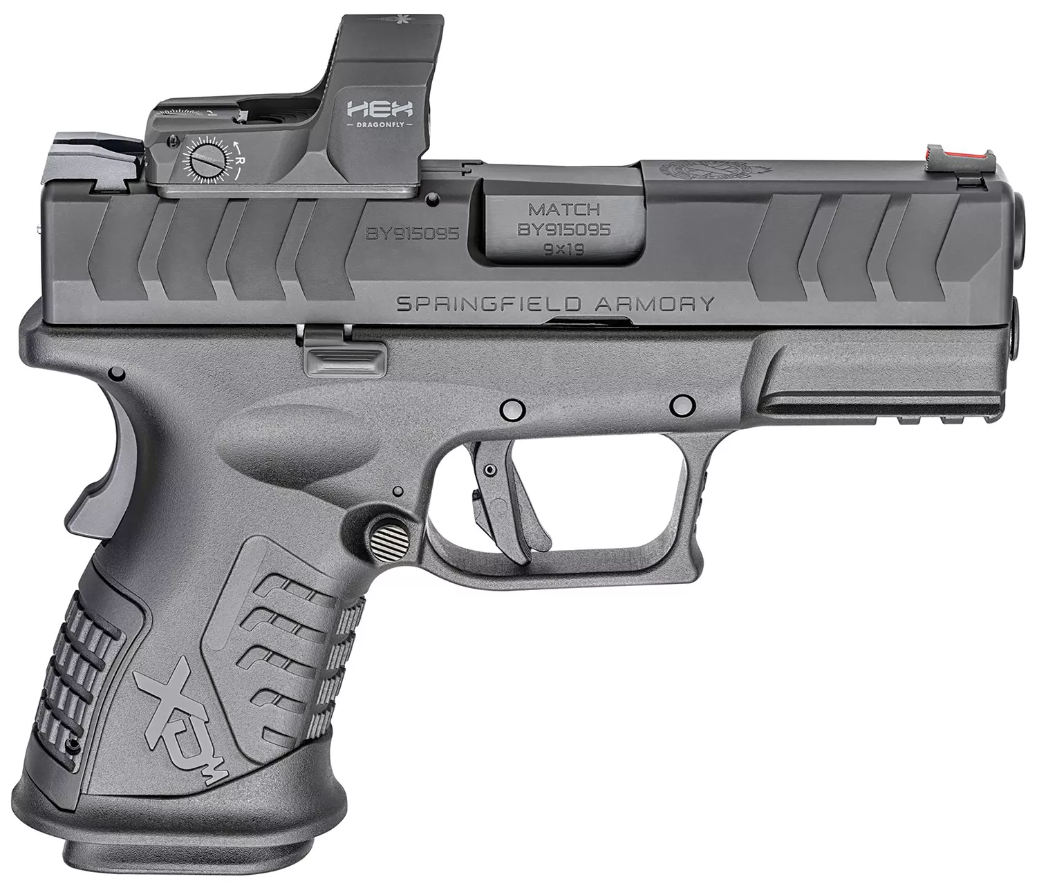 Springfield Armory XDm Elite 3.8″ Barrel Compact OSP 9mm Pistol with Hex DragonFly Red Dot Sight