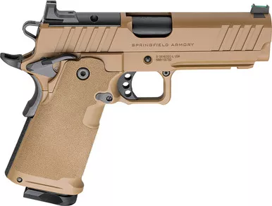 Springfield PH9117AOSCBLC 1911DS Prodigy 9mm 10+1 4.25" BBL Coyote Brown