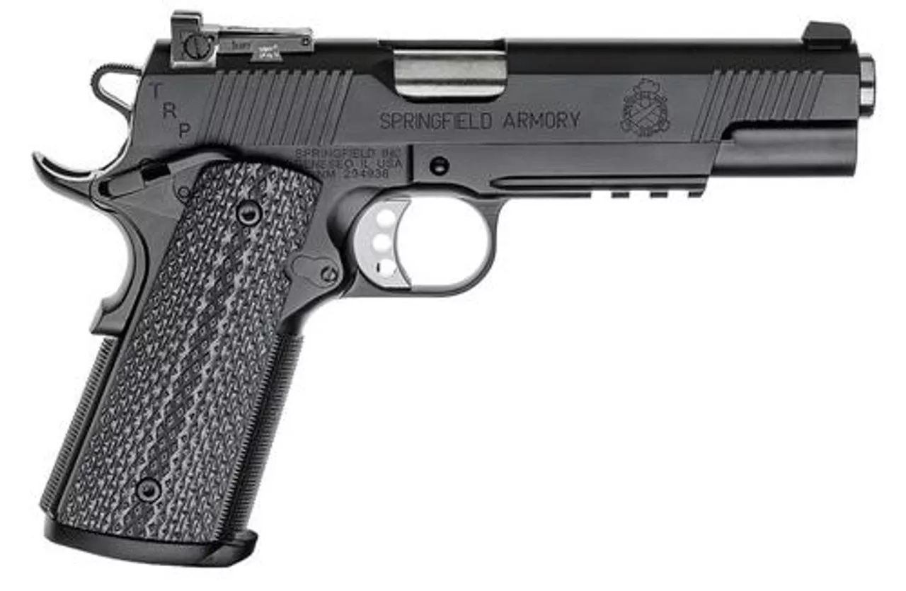 Springfield TRP Operator 1911, 45 ACP, 5″, 7rd, G10 Grips, Black Armory Kote
