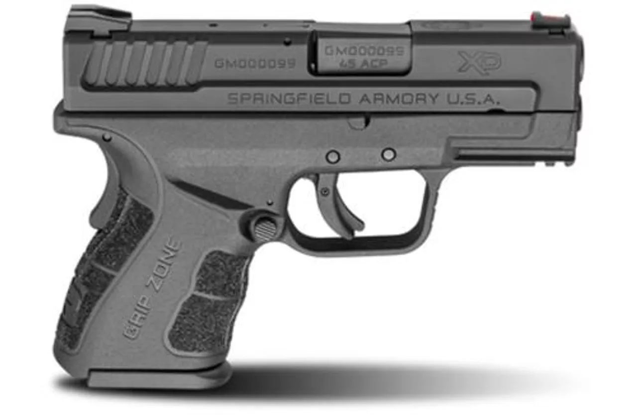 Springfield XD Mod.2 Sub-Compact 45 ACP, 3.3″, 9+1rd, Black Melonite