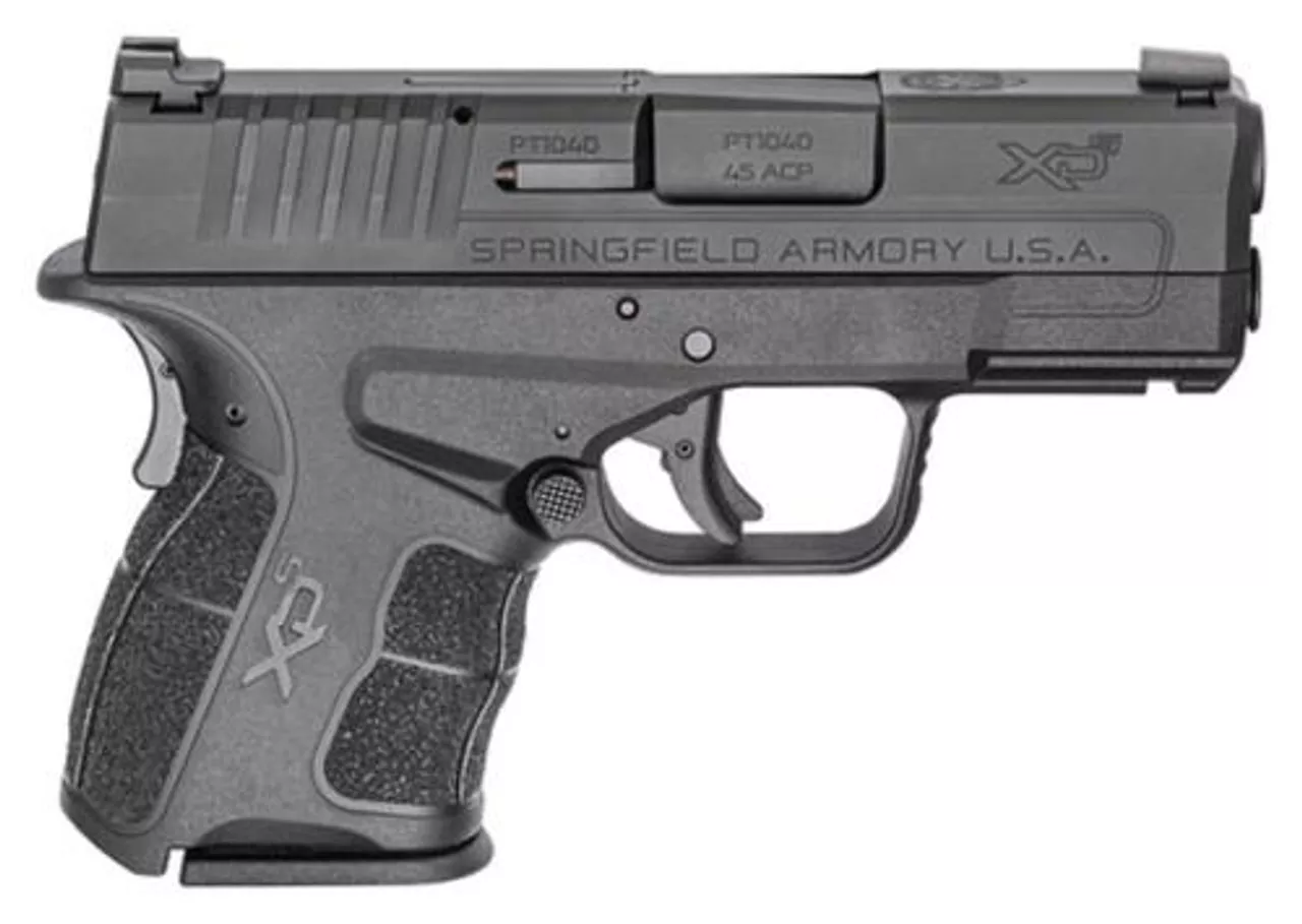 Springfield XD-S Mod. 2, 45 ACP, 3.3″, Tritium/Luminescent Front Sight, Tactical-Rack Rear, 5/6rd
