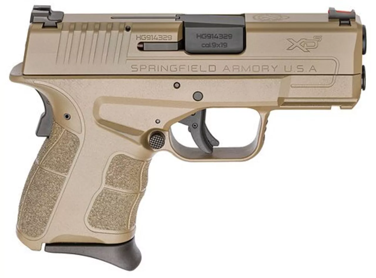 Springfield XD-S Mod.2, 9mm, 3.3″ Barrel, 7rd/9rd, Flat Dark Earth