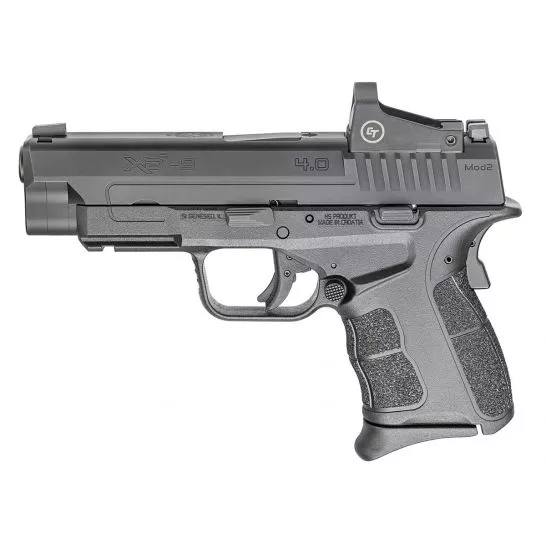Springfield XD-S Mod 2 OSP 9mm Pistol With Crimson Trace Red Dot, Black – XDSG9409BCT