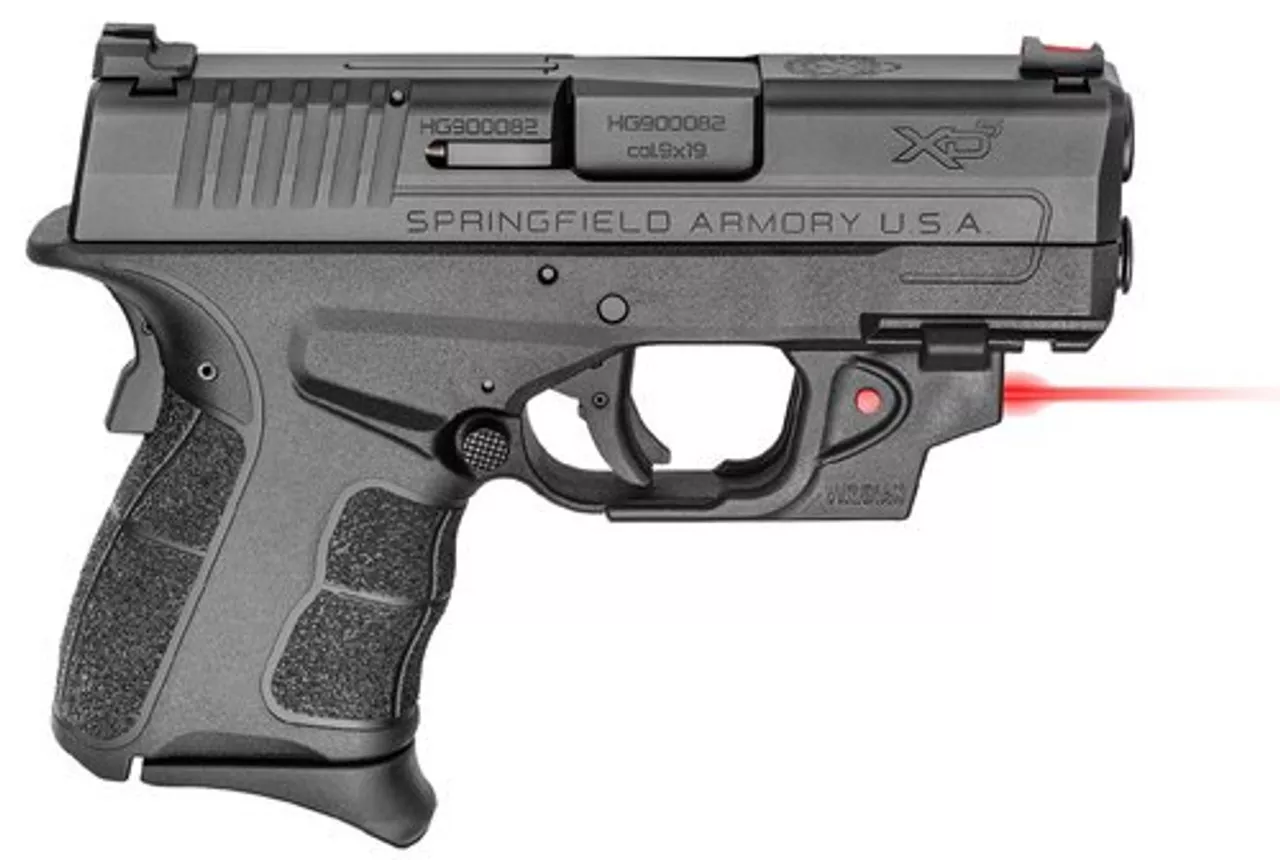 Springfield XD-S MOD2 9MM 3.3″ Barrel, Viridian Red Laser 9RD Mag