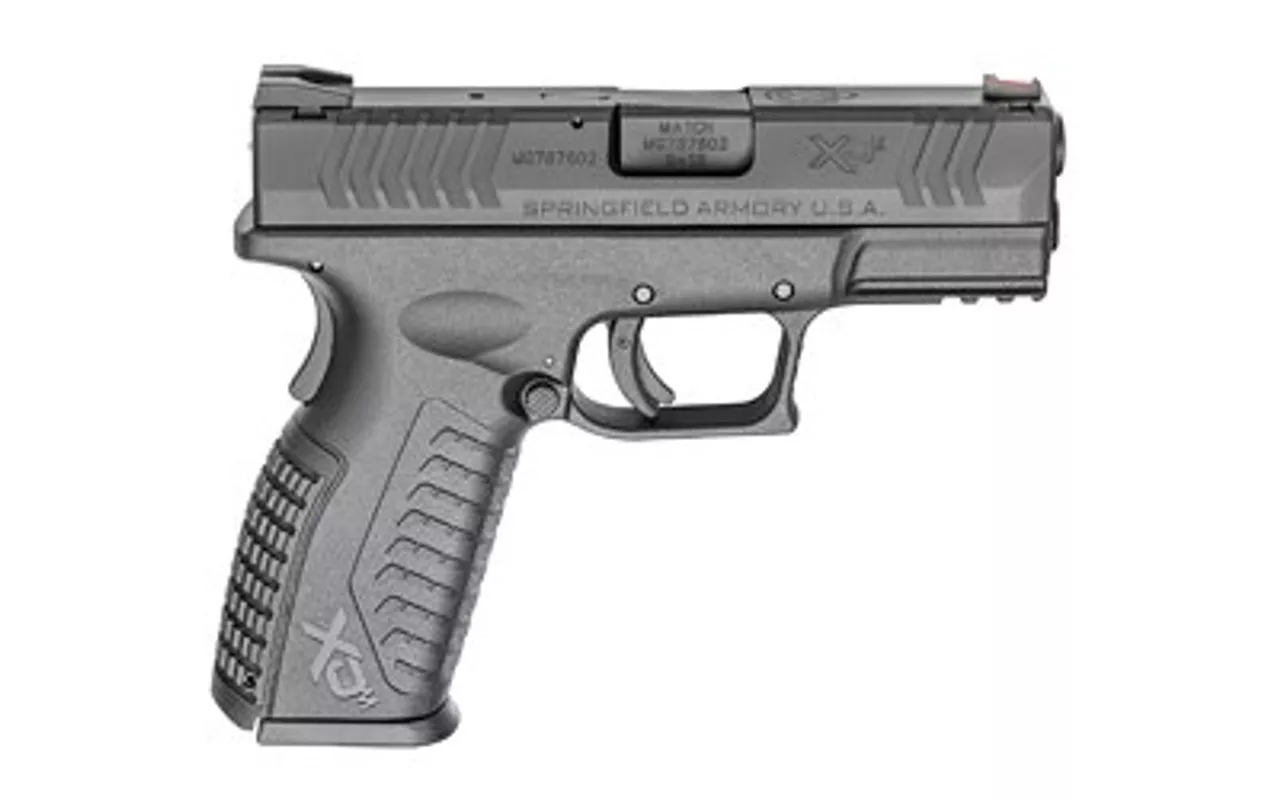 Springfield, XDM, 9MM, 3.8″ Barrel, Polymer Frame, Black, Fiber Optic Front Sights, 10 Rd Mag