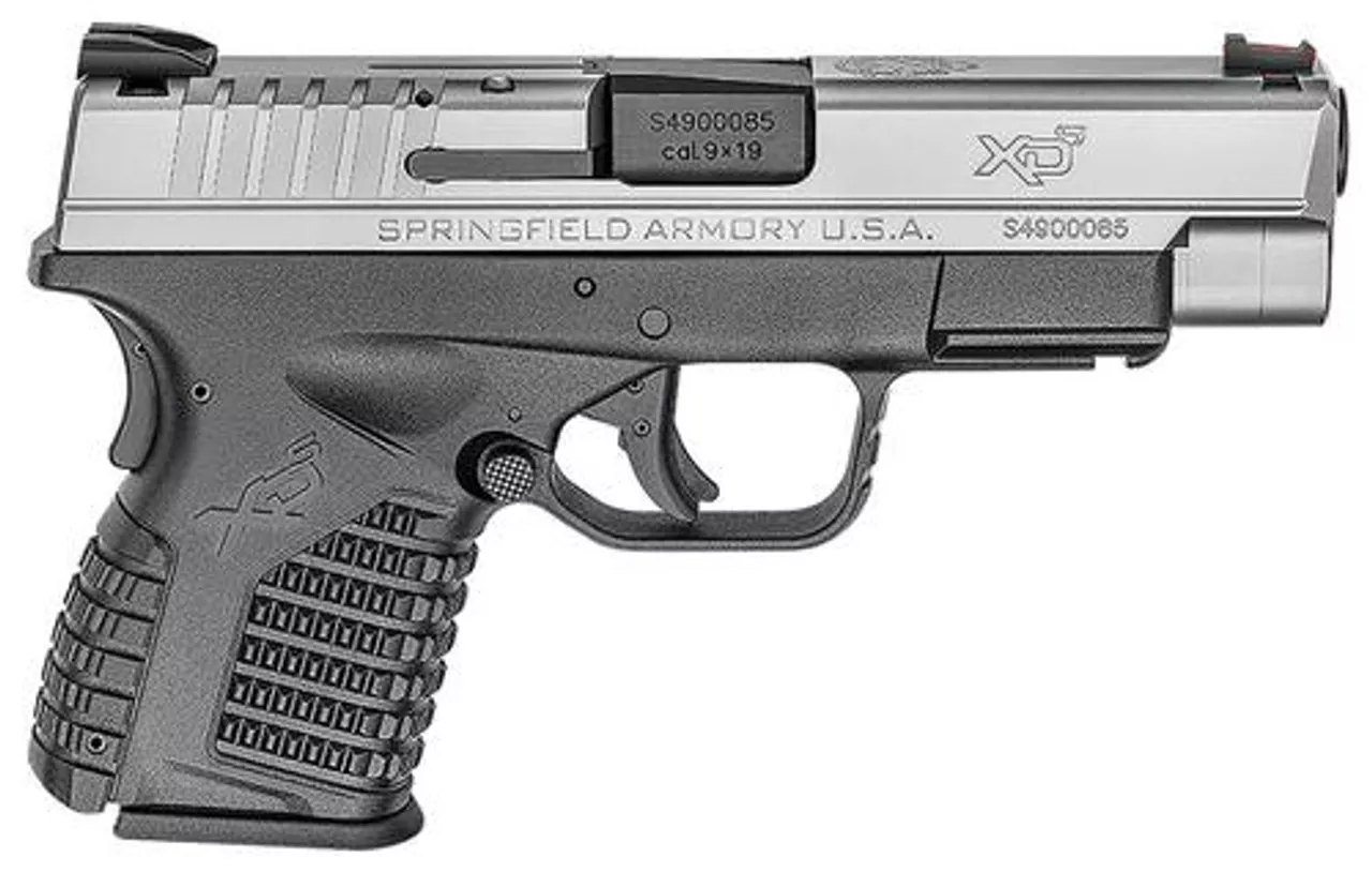 Springfield XDS Essential 9mm 4″ Barrel USA Trigger System Bi-Tone 7 Rd Mag