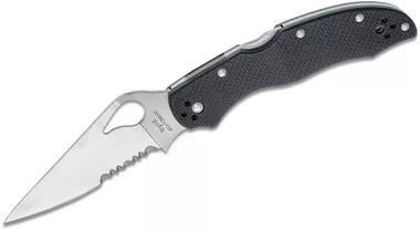 Spyderco BY01GPS2 Byrd Harrier 2 Folding Knife 3.32" Combo Blade