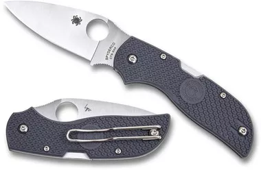 Spyderco C152PGY Chaparral Lightweight Folding Knife 2.8" Plain Edge