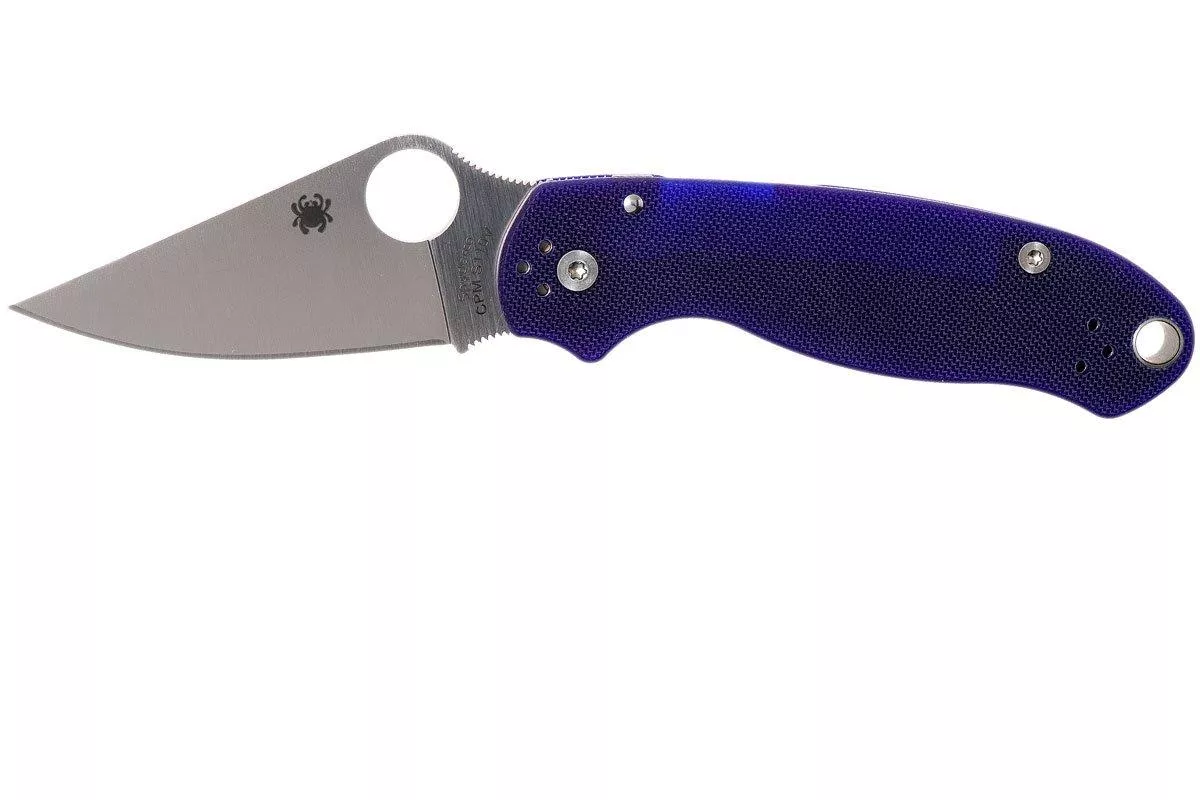 Spyderco Para 3 S110V Dark Blue C223GPDBL pocket knife