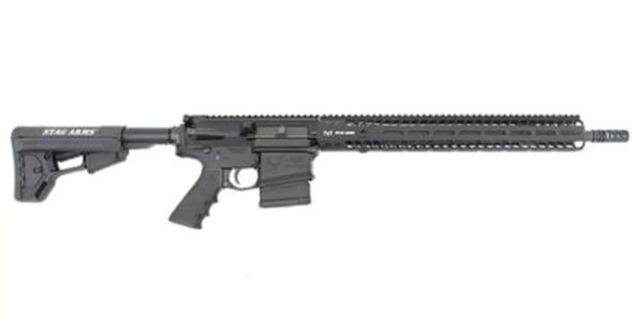 Stag Arms Model 10, .308 Win, 18″, M-Lok Forend, 10rd Magazine, Black