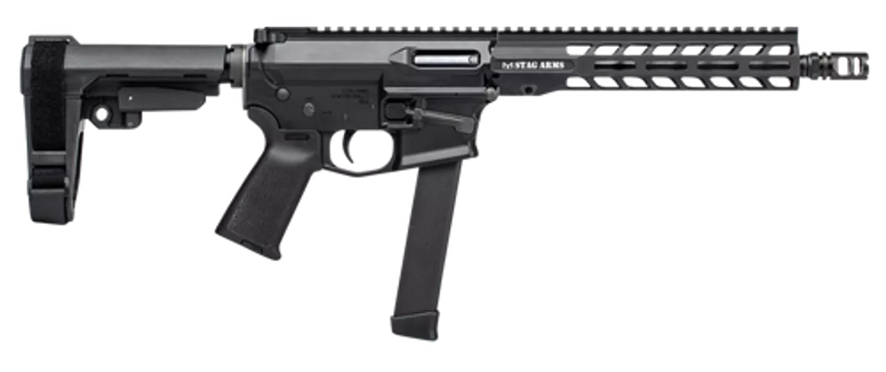 Stag Arms PXC-9 9mm, 10″ Rubber Black Nitride