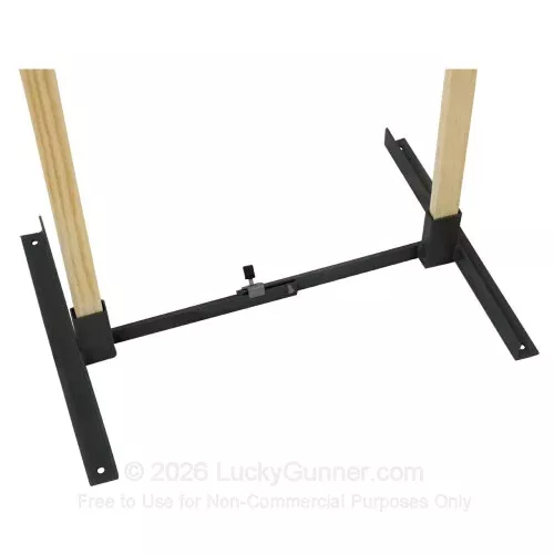 Steel Target Stand – 1×2 Compatible Adjustable Width – Birchwood Casey – Black