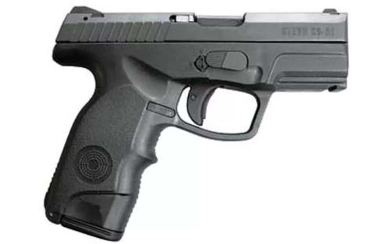 Steyr C9-A1, 9mm, 3.6″, 17rd, Black Polymer Grip,
