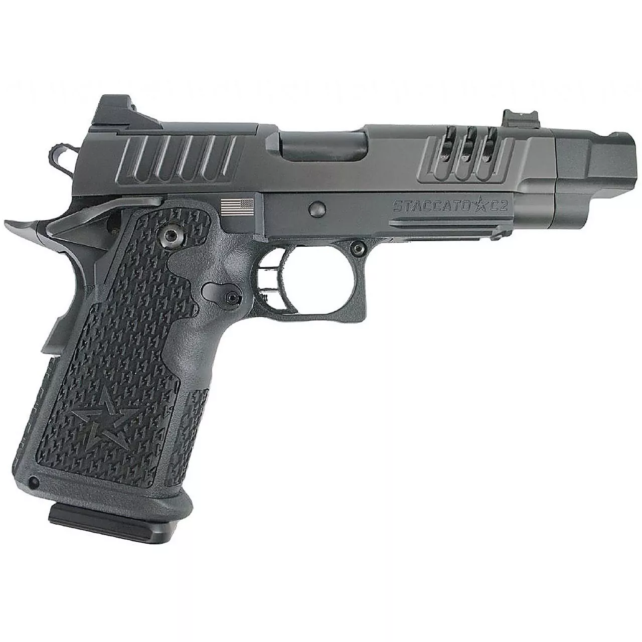 Sti International INC C2 Optic Ready AL Frame 4.5″ 9mm Luger 16 Rounds