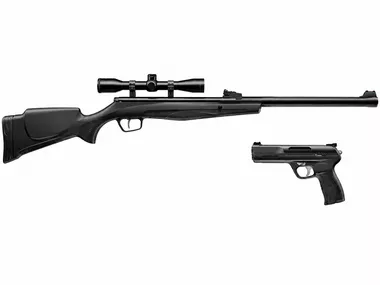Stoeger S4000-E & XP4 .177 Cal Pellet Air Rifle and Air Pistol Combo w/ 4x32 Scope - 30470, Display Model