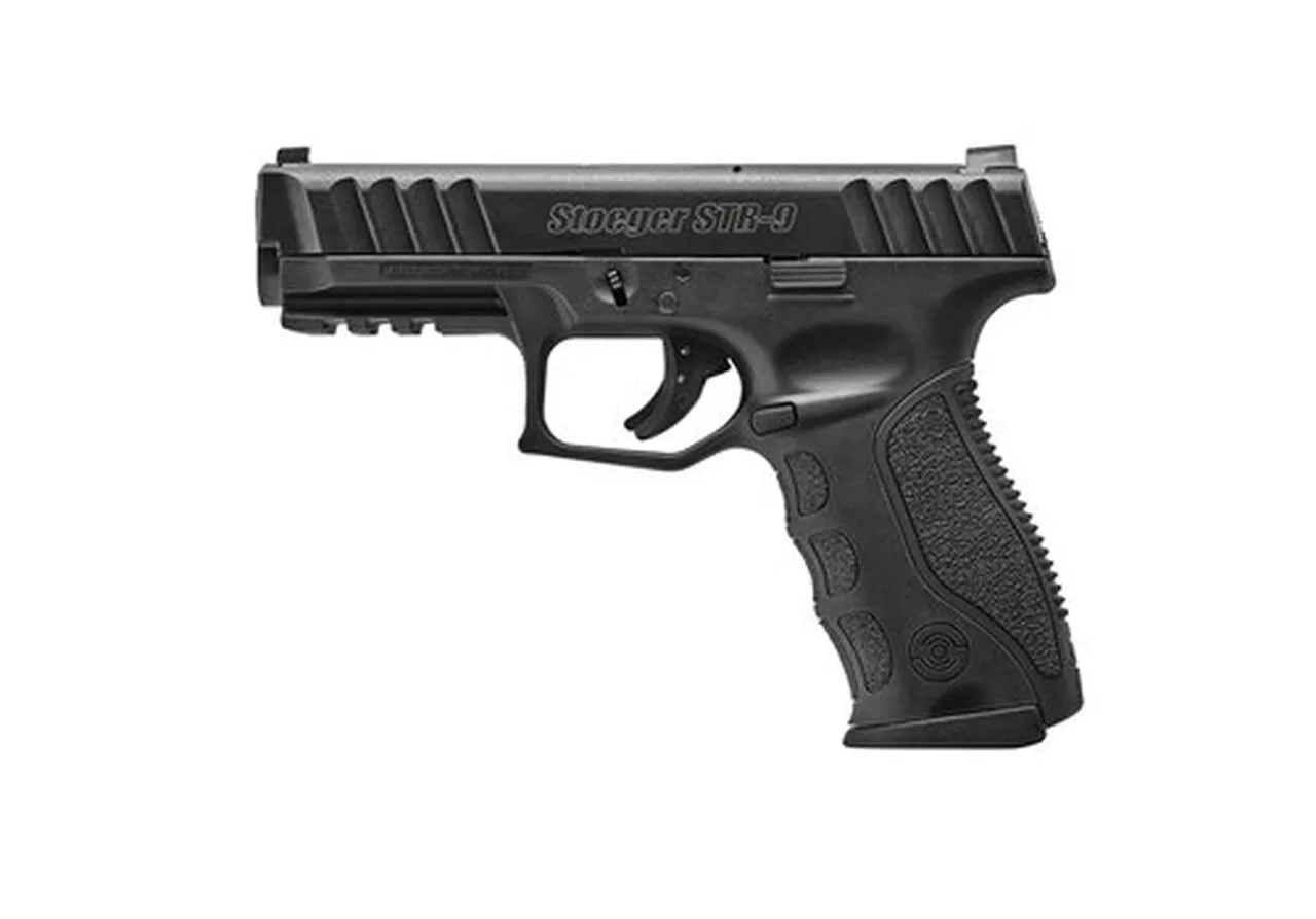 Stoeger STR-9 9mm, 4.17″, Striker-Fired, 15rd, Black, 3 Mags, 3 Backstraps & Tritium Night Sights