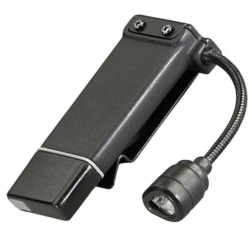 Streamlight 61126 ClipMate USB 70/10 Lumens 0.5/0.2 Lumens White C4 LED/Red LED Polymer Black Rechargeable Lithium