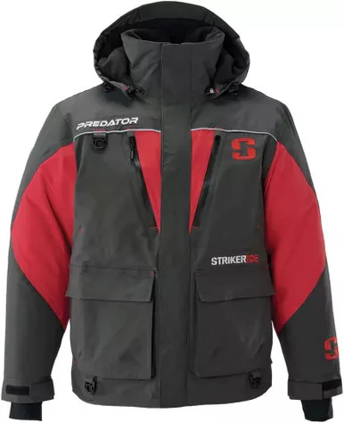 Striker ICE Insulated Waterproof Predator Jacket Charcoal/Red XXXL 3212410