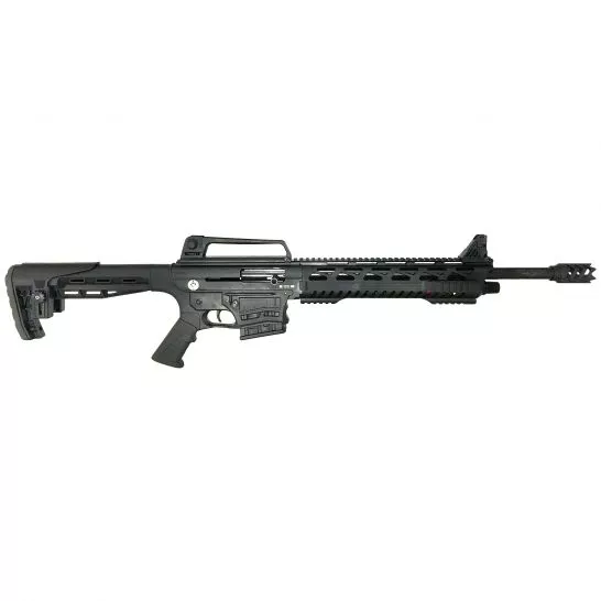 T R Imports Silver Eagle SE122 Tactical 18.5″ 12 Gauge Shotgun 3″ Semi-Automatic, Matte Black – SE122TAC