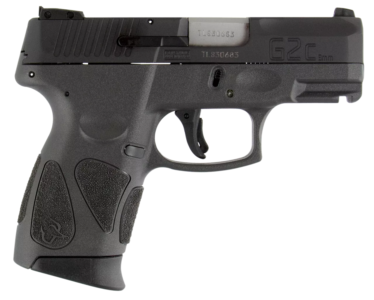 Taurus 111 G2C 9mm Single/Double Action 3.2″ Barrel, Capacity Gray Polymer Grip Black Slide, 12 rd
