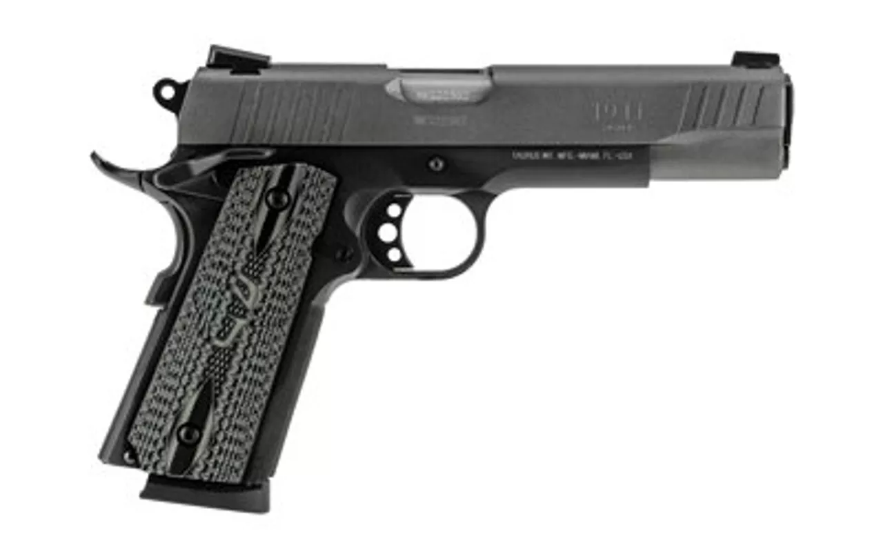 Taurus 1911, 45 ACP, 5″ Barrel, 8rd, Black Frame, Gray Slide