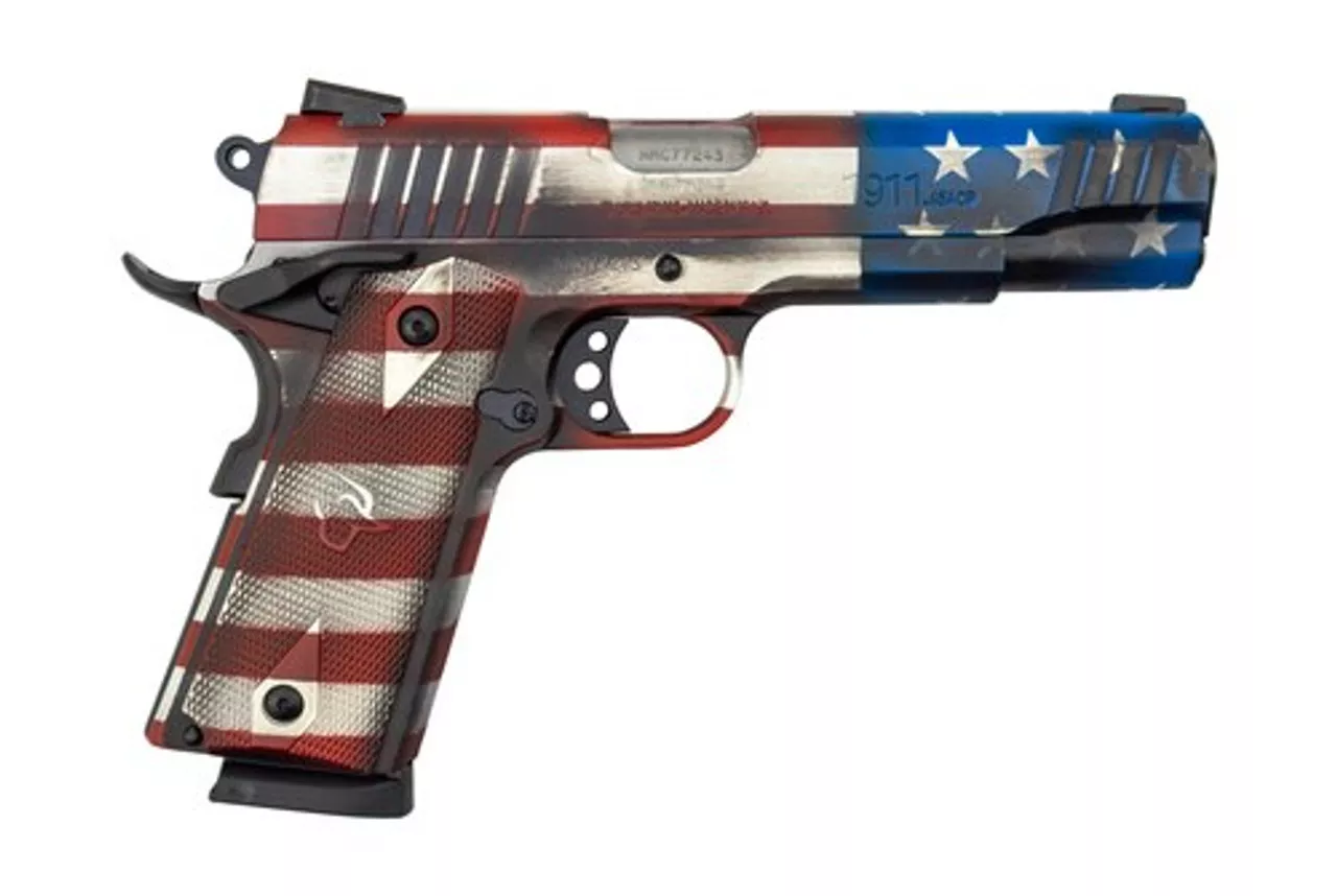 Taurus 1911 US Flag Edition .45 ACP, 5″ Barrel, US Flag Cerakote, 8rd