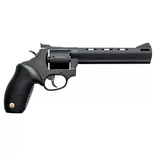 Taurus 2692061 69238 Spl +P,9mm Luger,357 Mag 7rd 6.50″ Matte Black Steel Black Ribber Grip
