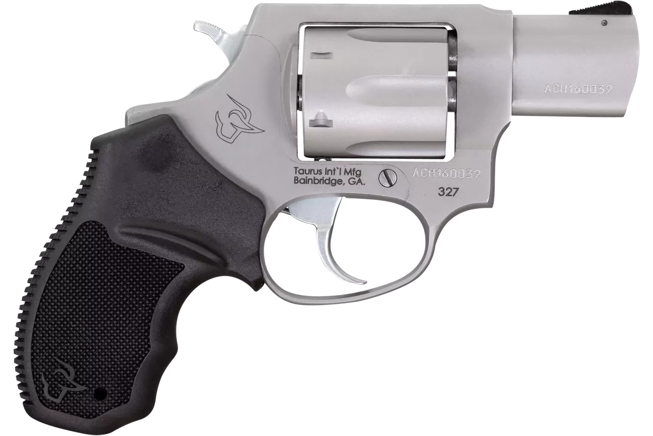 Taurus 327 .327 Federal Magnum, 2″ Barrel, Stainless Steel, 6rd
