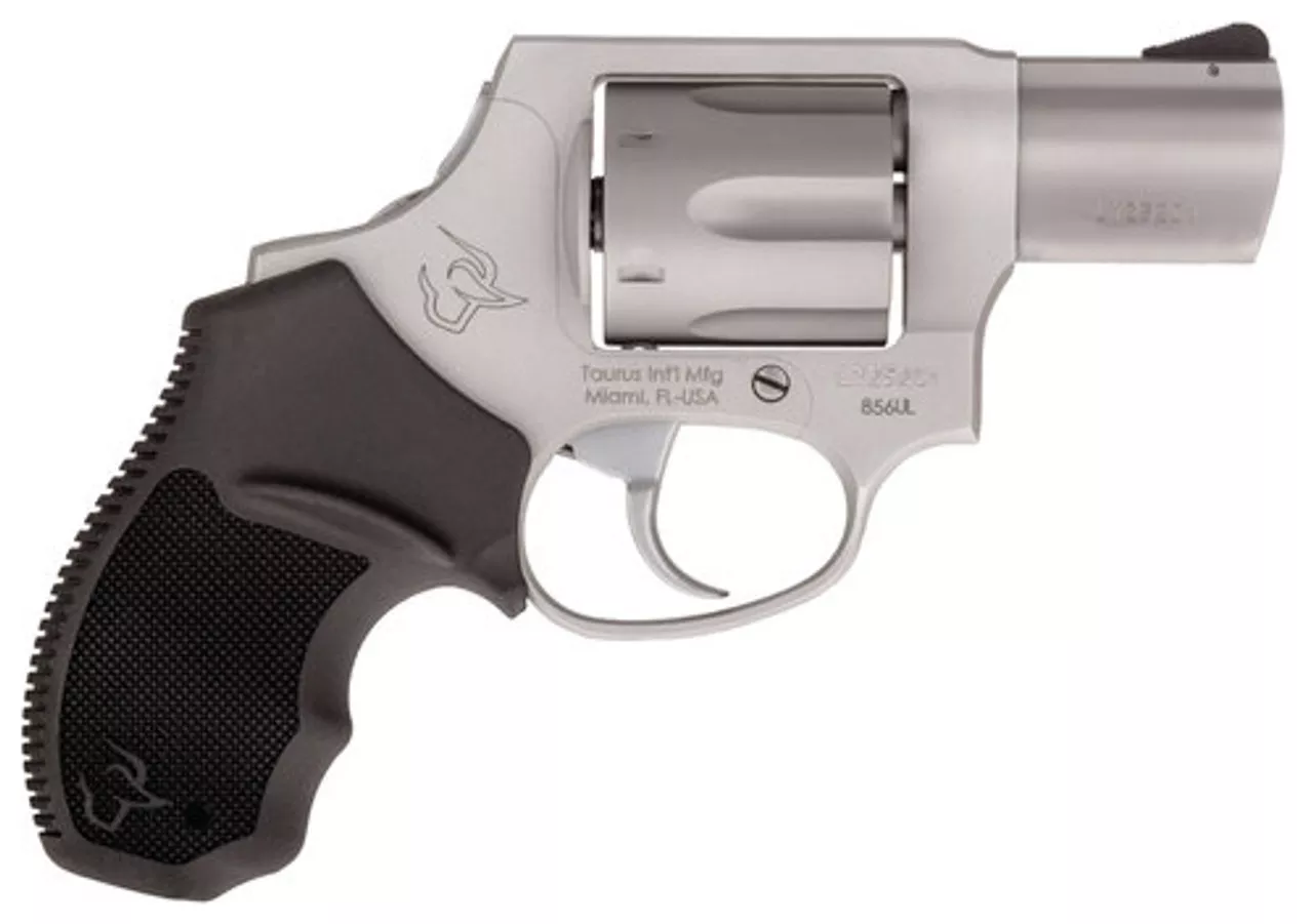 Taurus 856 Concealed Hammer, .38 Spl +P, 2″ Barrel, 6rd, Stainless