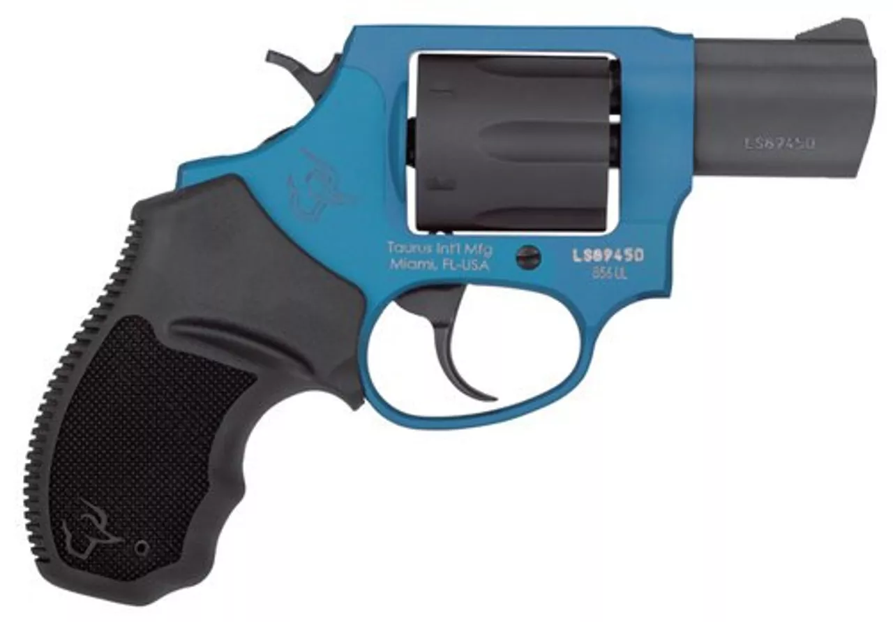 Taurus 856 Ultra Lite, .38 Special, 2″ Barrel, 6rd, Azure Blue/Black