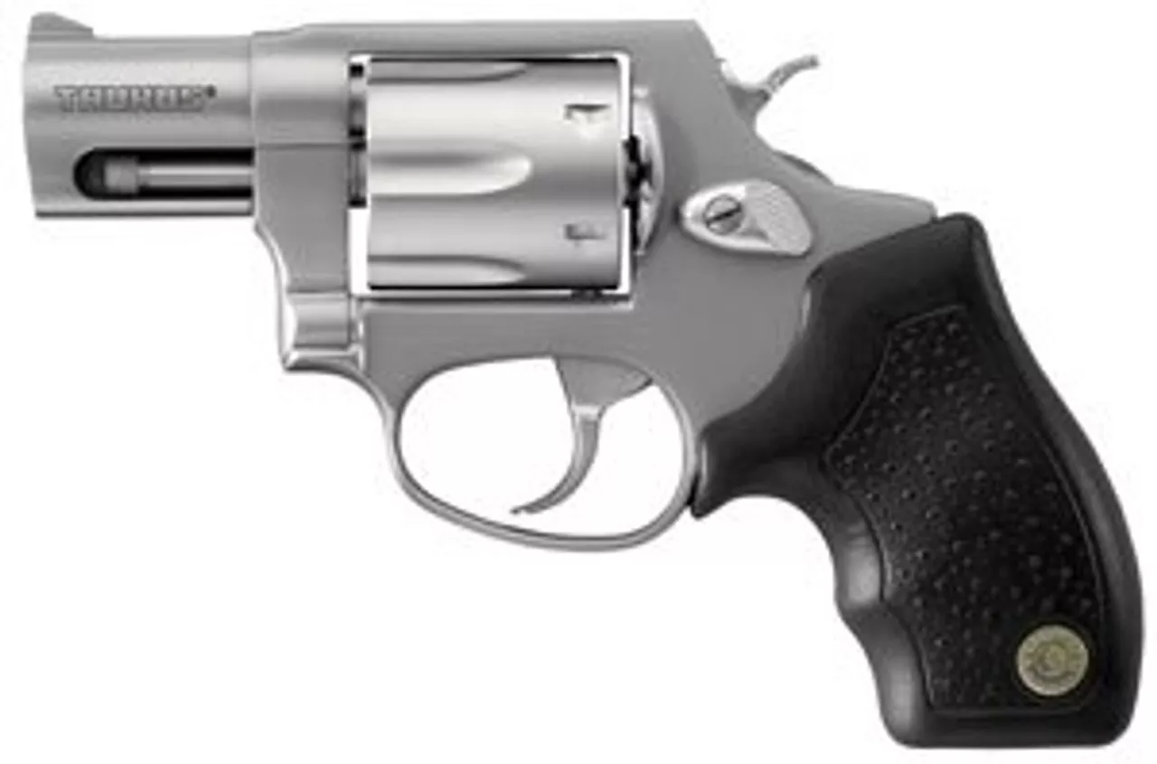 Taurus, 856CH, Revolver, 38 Special, 2″ Barrel, Steel Frame, Stainless Finish, Rubber Grips, Fixed Sights, 6Rd