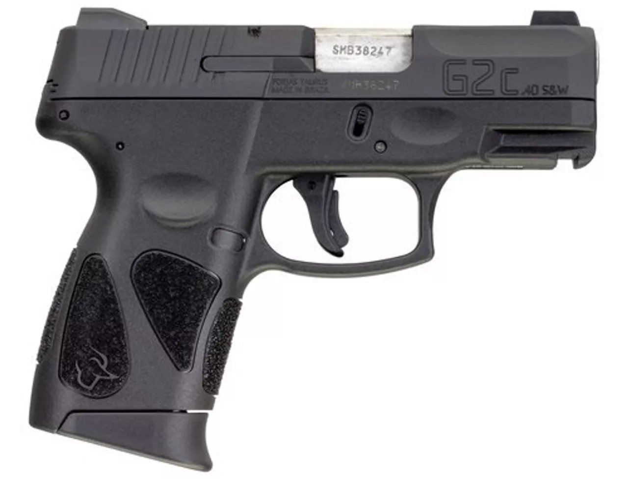 Taurus G2c .40 S&W, 3.2″ Barrel, 3-Dot Sights, Black Carbon Steel Slide, 10rd