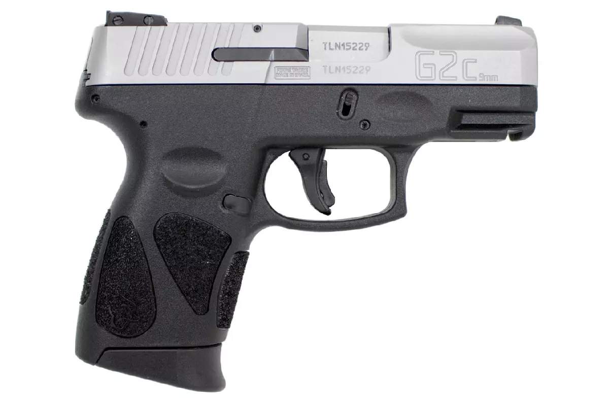 Taurus G2C 9mm Pistol Stainless and Black
