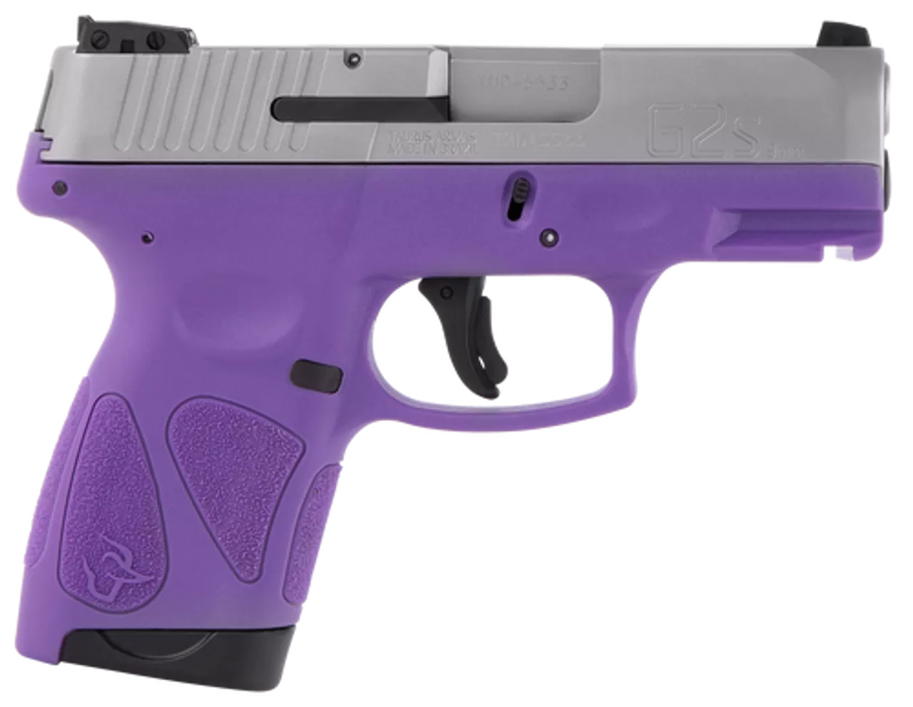 Taurus G2S, 9mm, 3.26″ Barrel, 7rd, Stainless Slide, Dark Purple
