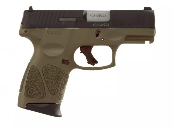 Taurus G3C 9mm Olive Drab Green/Black 3.2" Barrel Semi-Automatic Pistol #1-G3C9310