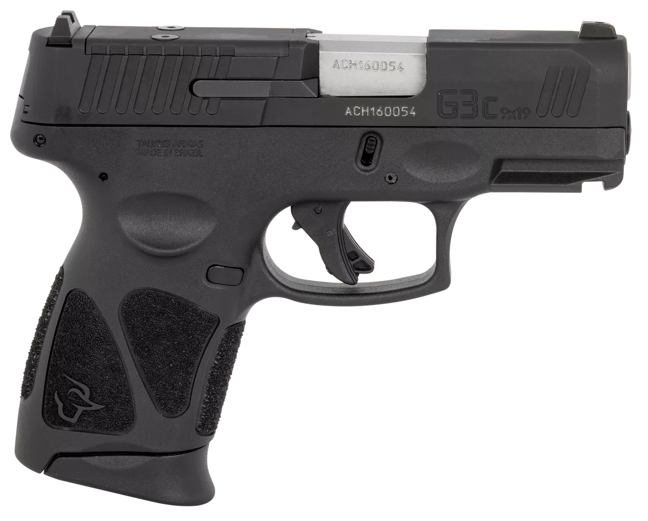 Taurus G3c *MA Compliant 9mm 3.20″ 10+1 (3) Black Frame Matte Black Tenifer Steel Slide Black Polymer Grip