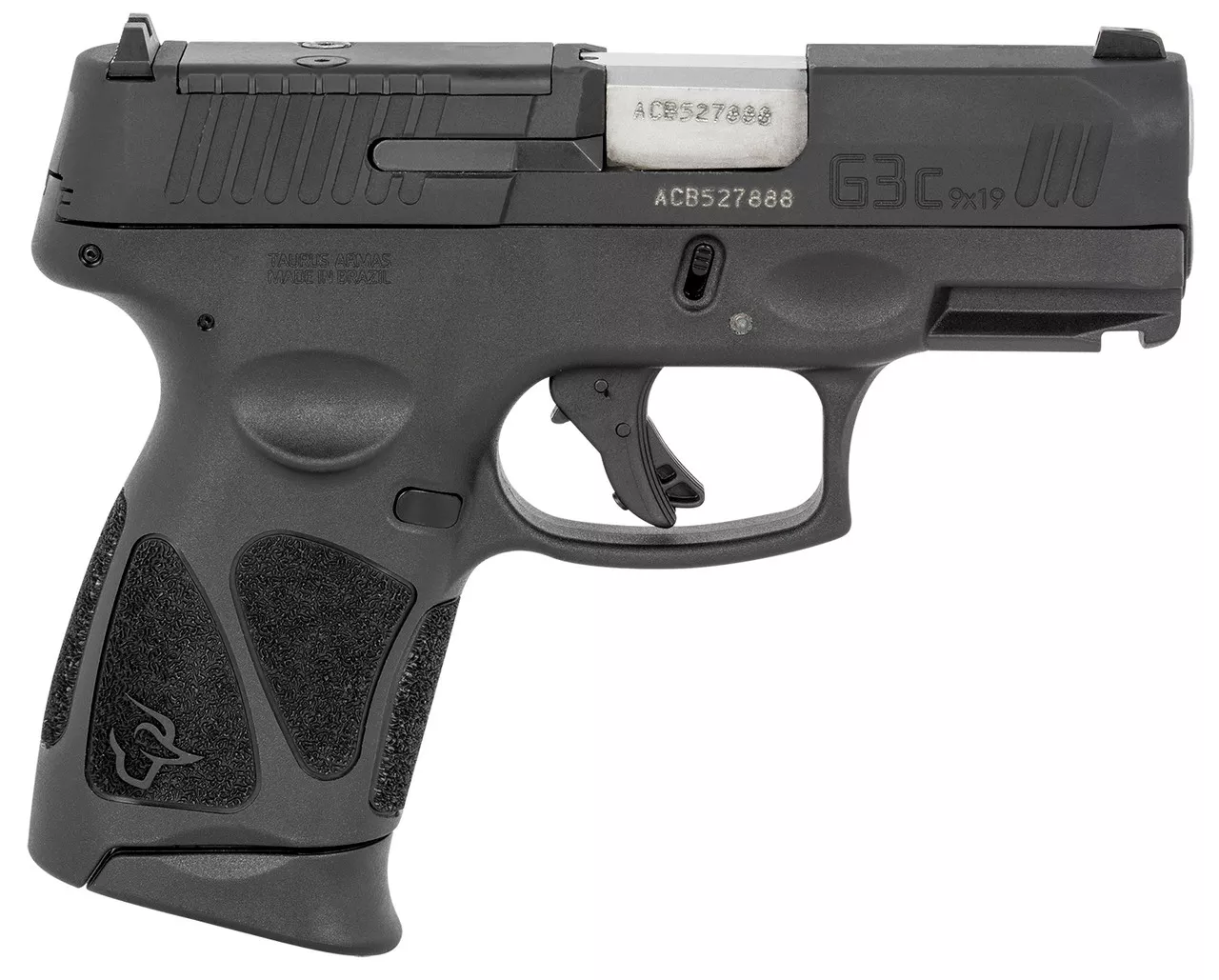 Taurus G3C TORO 9mm, 3.2″ Barrel, Manual Safety, Black, 10rd