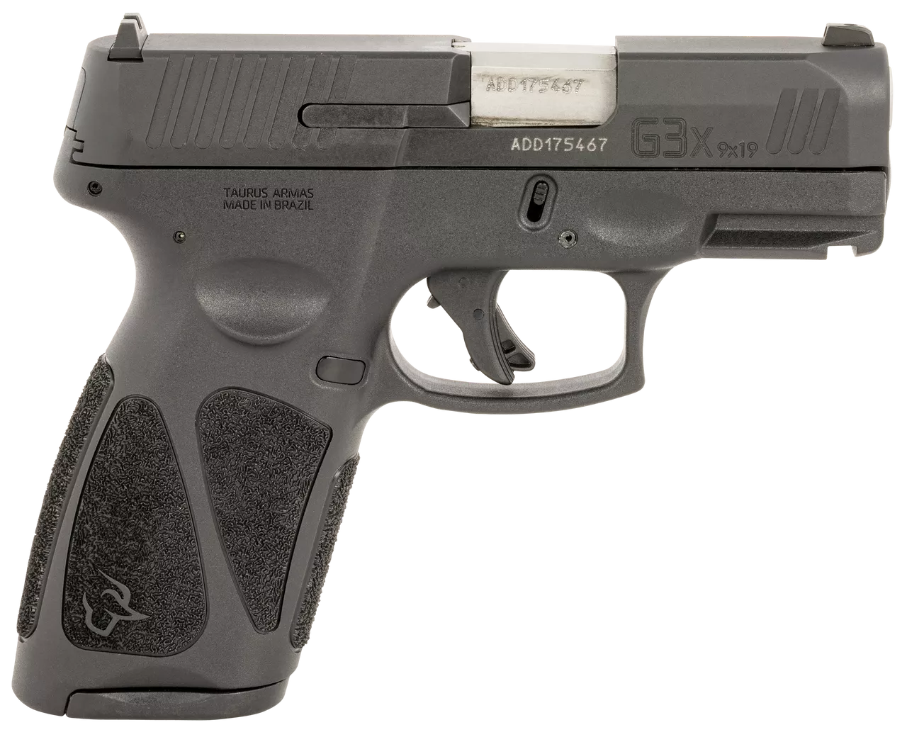 Taurus G3X Compact 9mm, 3.26″ Barrel, Black, Integrated Picatinny Rail, 10rd