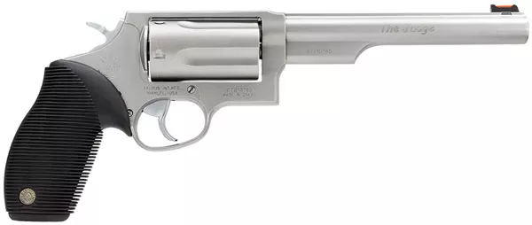 Taurus Judge Stainless 45LC/410 Revolver 6.5″ Barrel