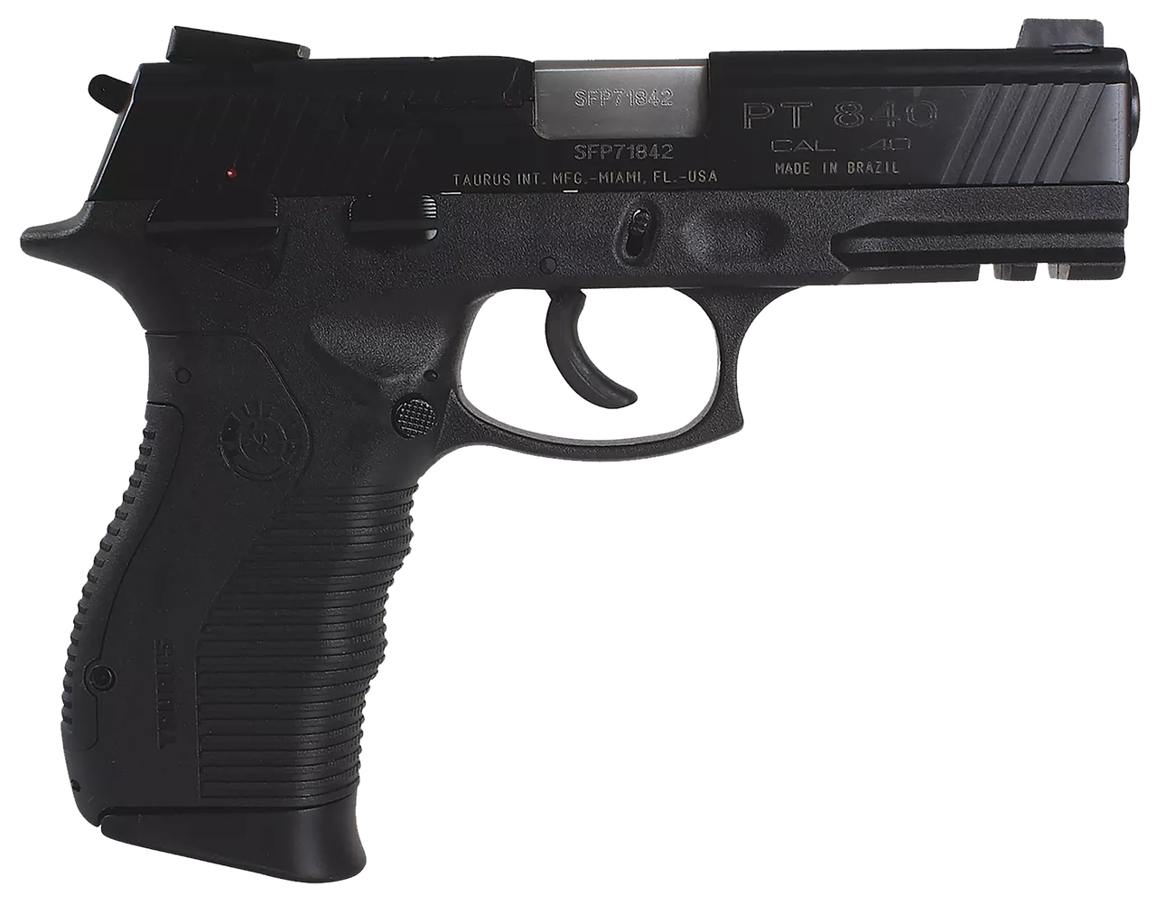 Taurus Model 840 .40 SW 4″ Barrel Blue Finish, Ambidextrous Decocker, Novak Sights, 15 Rnd Mag