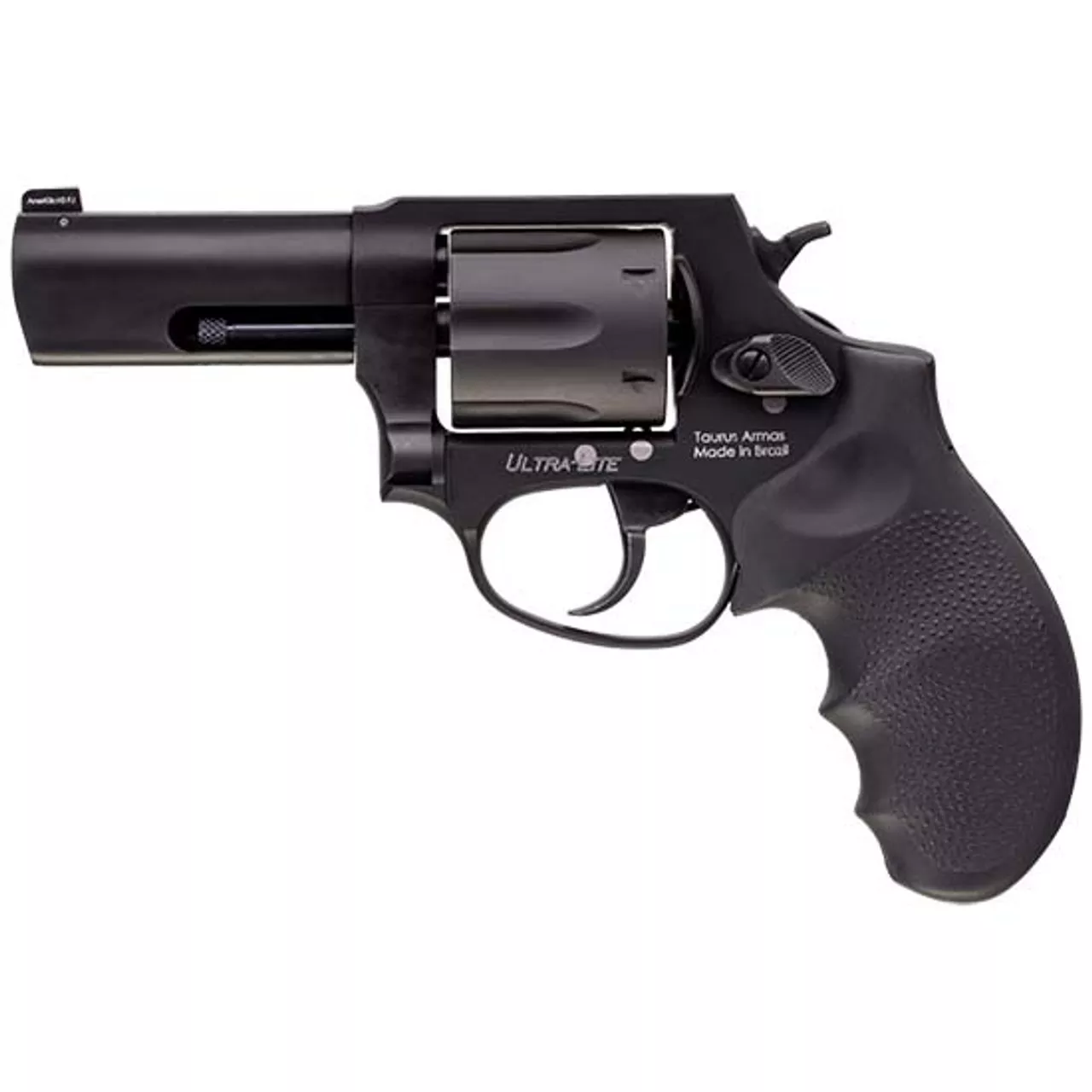 Taurus Model 856 Metal Frame Medium 38 Special, 3″ Barrel, Alloy, Anodized Finish, Black, Hogue Grip, 6rd