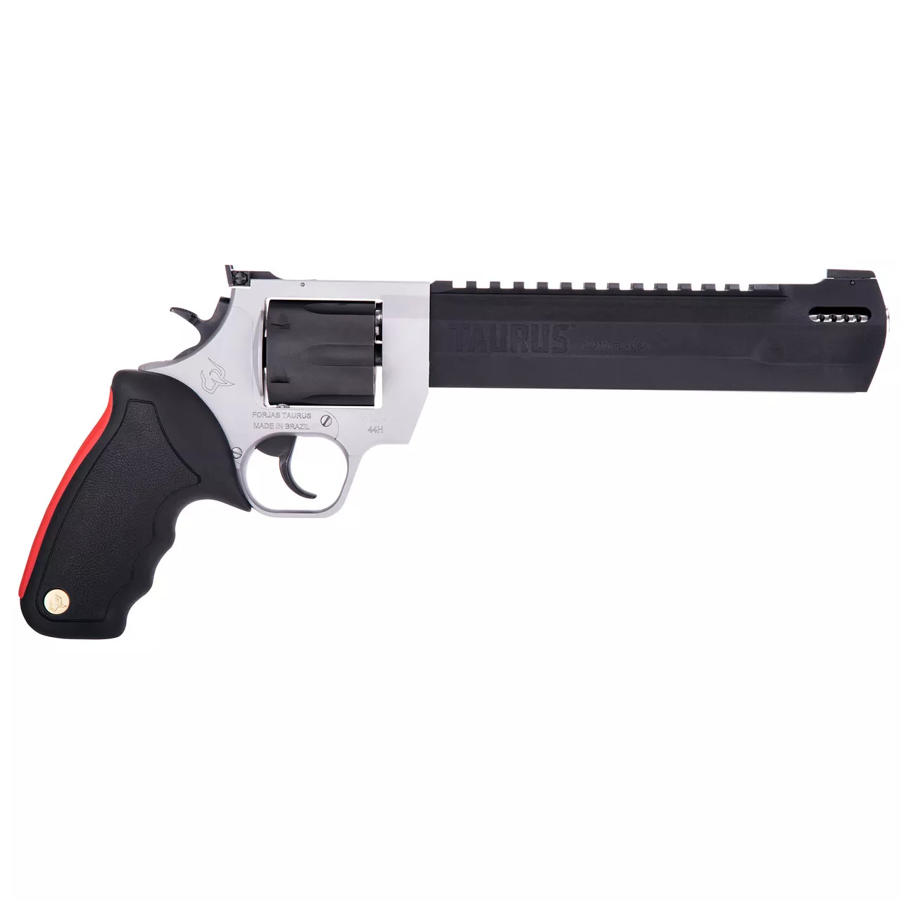 Taurus Raging Hunter 500 Smith & Wesson Magnum, 6.75″ Barrel, Black Barrel/Grip, Stainless Steel Frame, 5rd