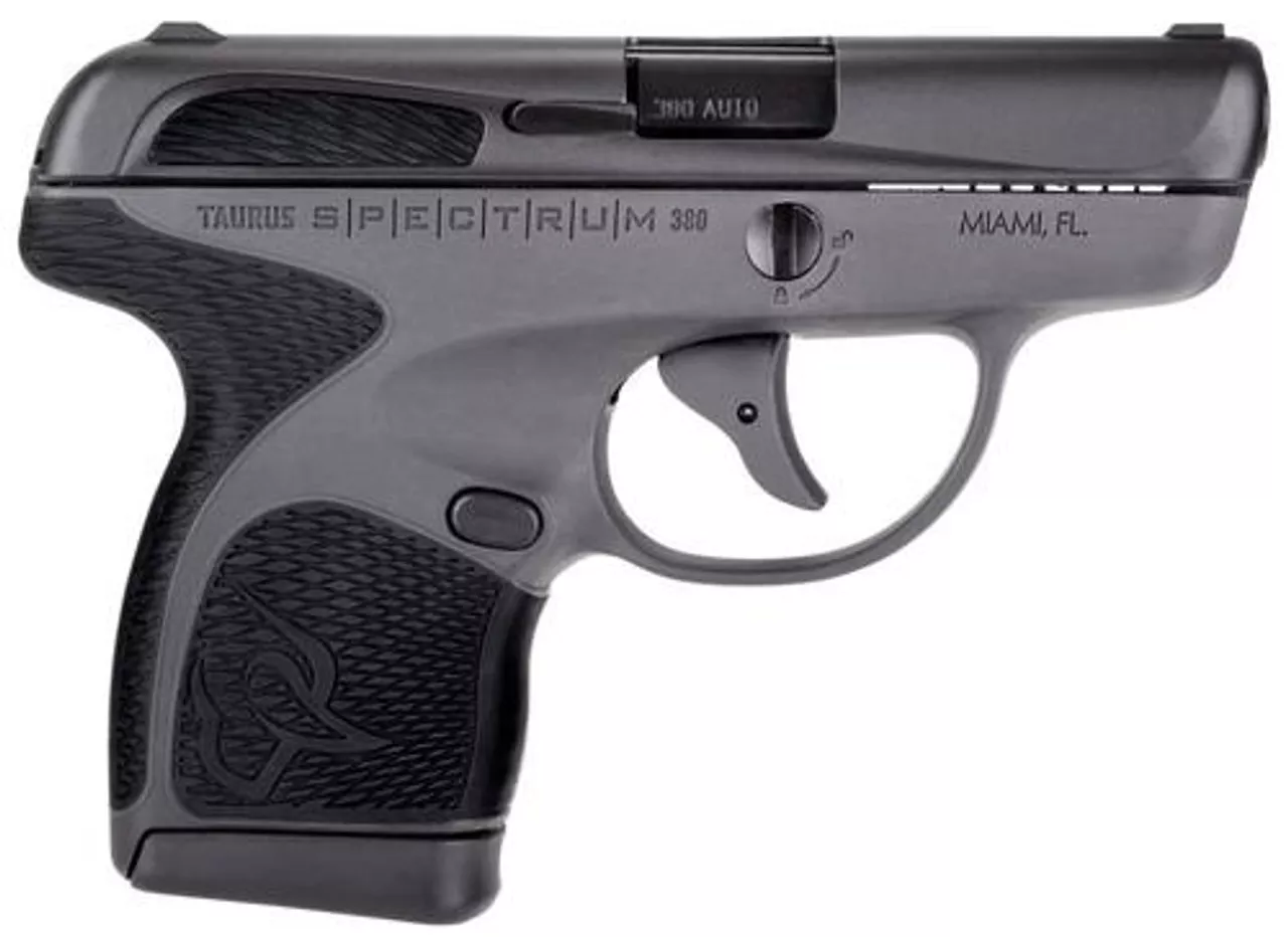 Taurus Spectrum .380 ACP, 2.8″, 6/7rd, Black Polymer Grip, Black