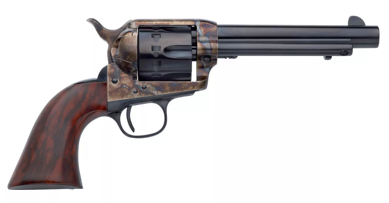 Taylor’s 1873 Cattleman Single Action 22 Long Rifle 5.5″ 12rd Walnut