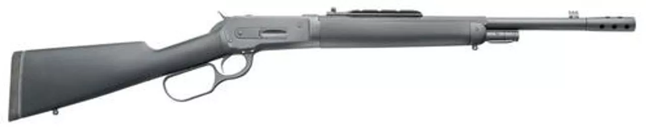 Taylor’s 1886 Ridge Runner Rifle, 45-70 Govt, 18.5″, Black Synthetic, Blued, 4rd