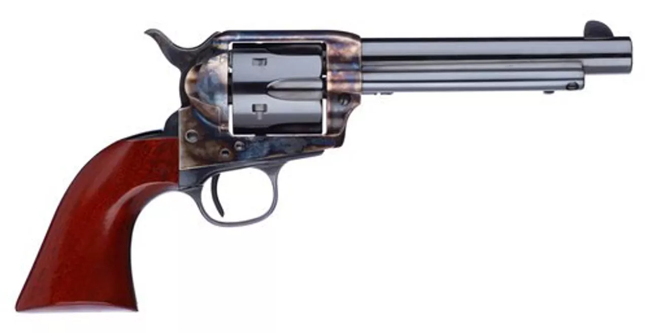 Taylor’s Cattleman New Model, .357 Mag, 5.5″ Barrel, 6rd, Case-Hardened