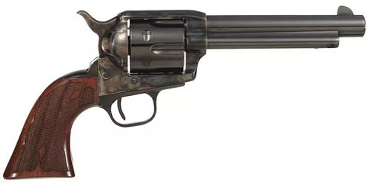 Taylor’s Gambler 357 Mag 5.5″ 6rd Walnut Grip CH Blued