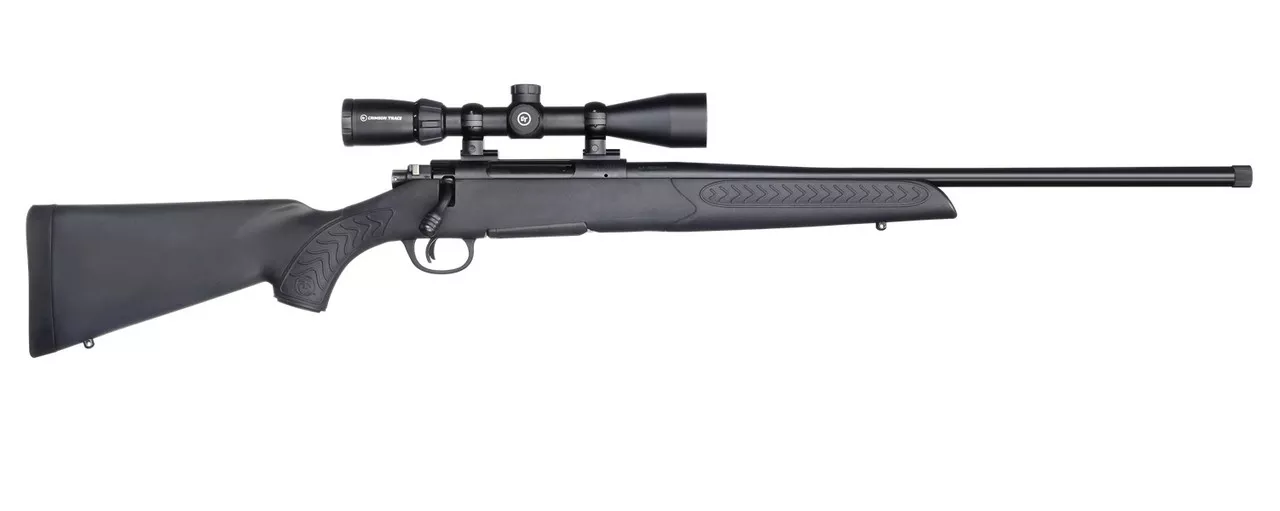 Thompson Center Compass II 308 Win, 21.62″ Black Blued Right Hand Crimson Trace Scope, 5rd