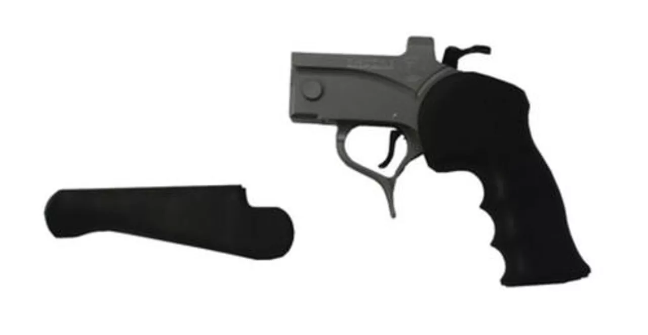 Thompson Center Pro-Hunter Pistol Stainless Frame Assembly Rubber Grips And Forend